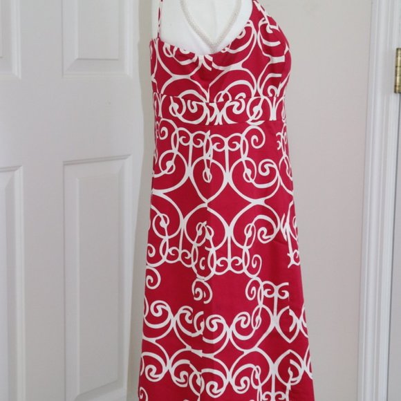 Ann Taylor Dress Spaghetti Strap with Matching Shrug Sweater Size 12P - Picture 4 of 14